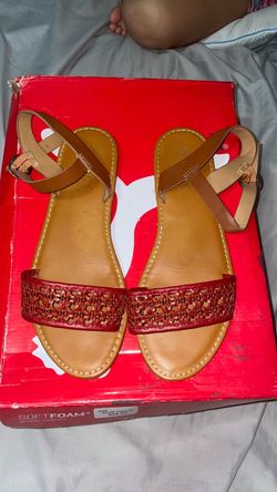 Red sandals
