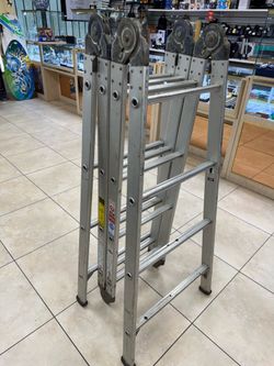 Industrial Multi-Task Ladder 17 Ft Reach Type IA 300 lb