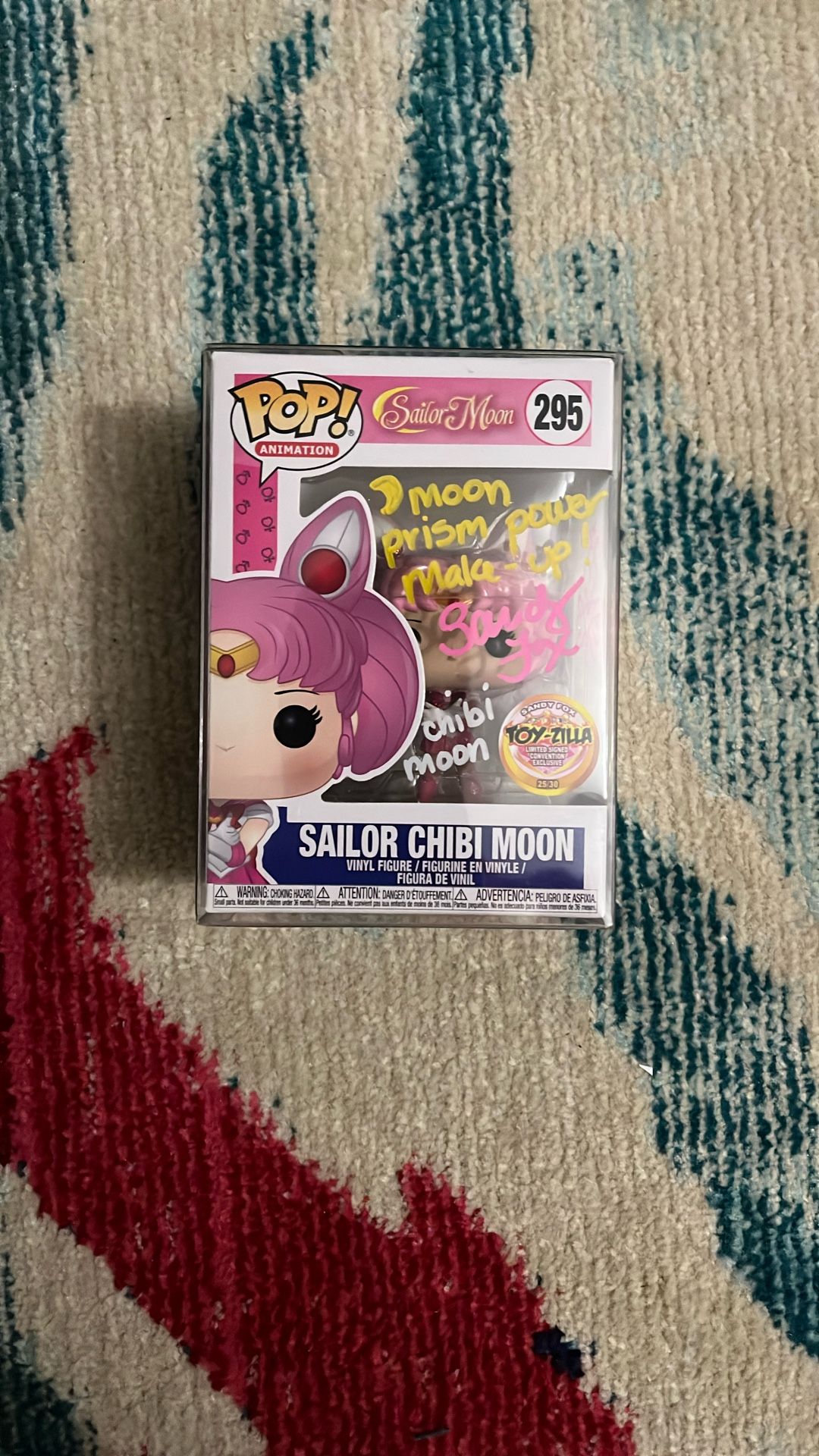 Signed sailor Chibi Moon Funko Pop