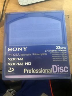 Sony XD Cam Disc