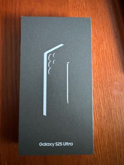 Brand New Samsung Galaxy S25 Ultra 256GB (Unlocked) Black