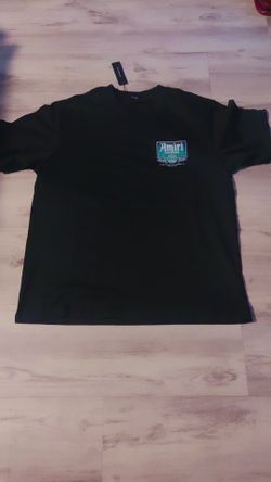 Amiri Black Graphic T-Shirt - Large - new