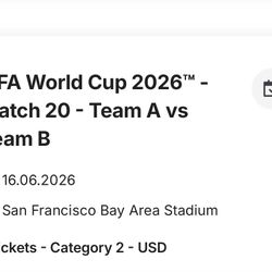 FIFA WC26 Tickets 