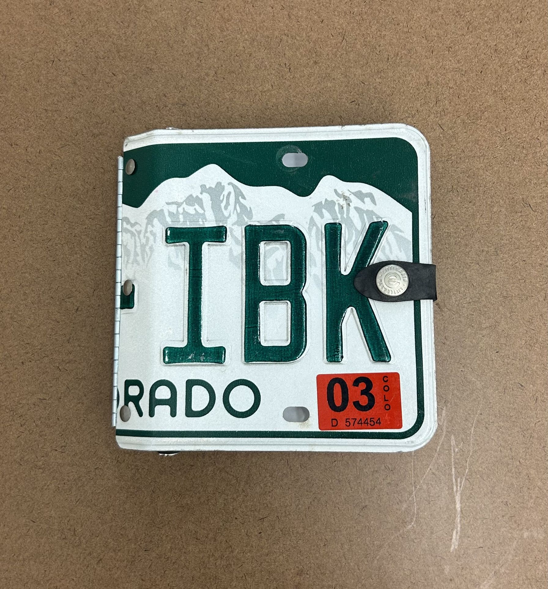 COLORADO License Plate “Photo Album “(unused)