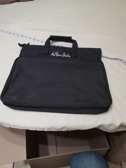 Scrapbooking/Teachers Paper Organizer Tote Bag With Three Storage Pouches and Handle