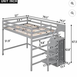 Full loft bed