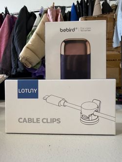 LOTUNY Cable Clips 8 Pack Cord Organizer