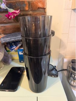 Set of 4 plastic drinking glasses