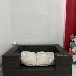Wicker Dog Bed