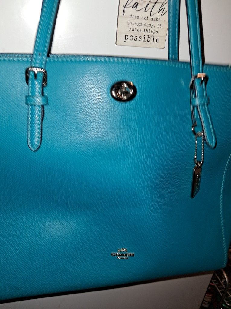 Blue Coach Bag NEW 40.00