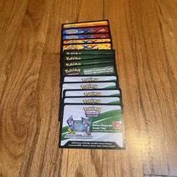 Bundle of 14 Unused Pokémon X & Y Era QR Code Cards – Rare Digital Codes