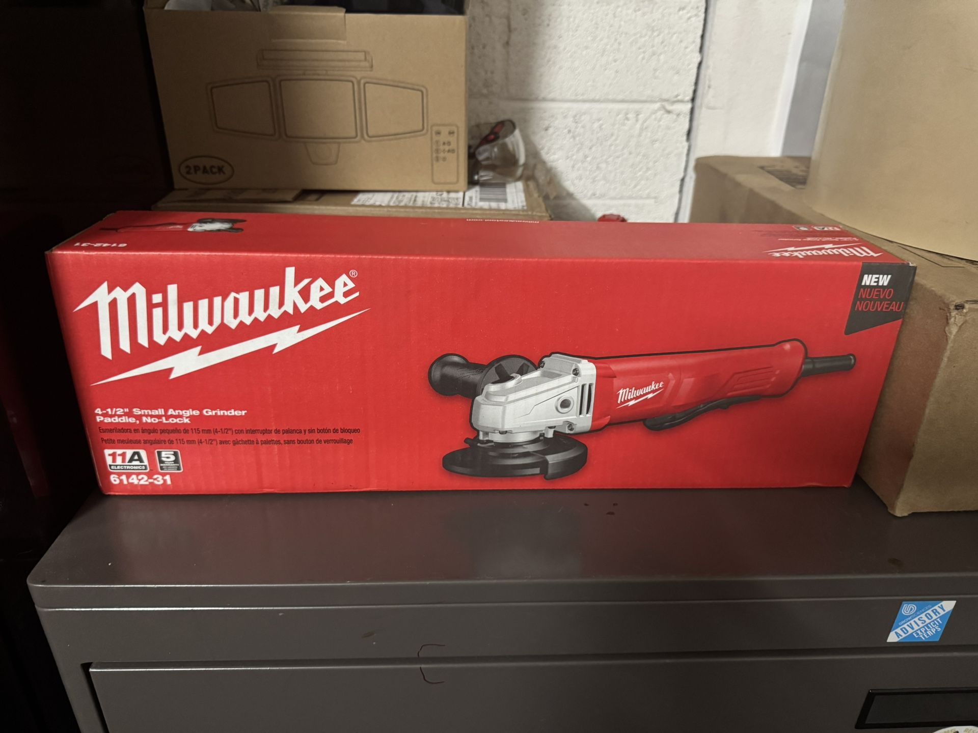 Milwaukee 4 1/2" Small Angle Grinder Paddle, No Lock,New Products : American Fashion Style Bags On Sale
