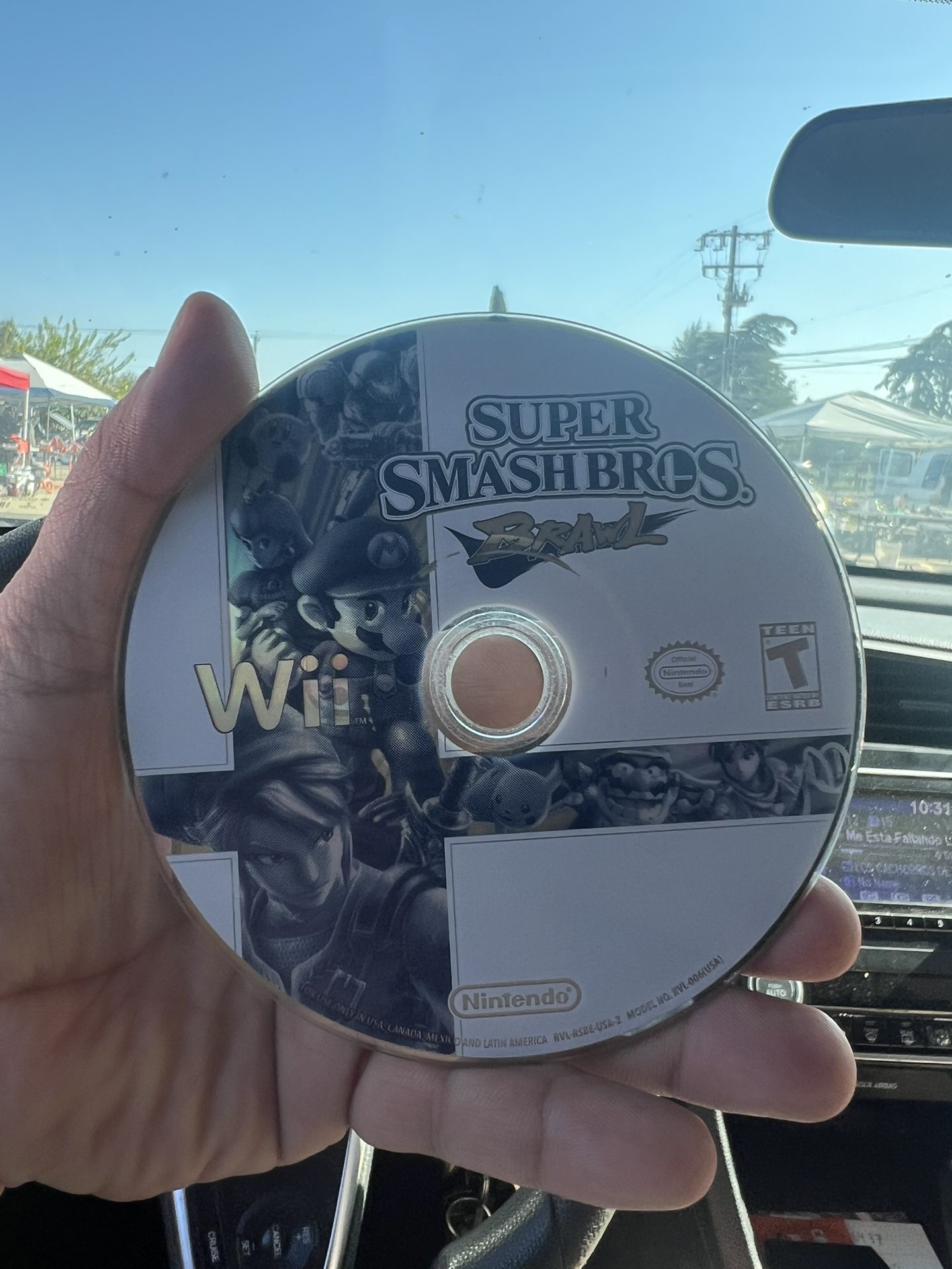 Super smash bros wii game not scratched $25 firm.pick up fresno . You see the post is available.