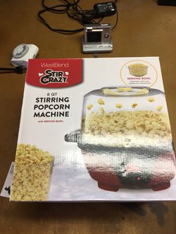 West Bend Stir Crazy popcorn popper