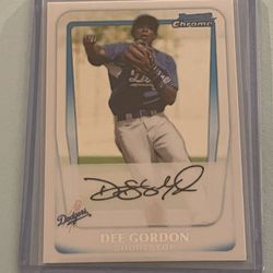 Dee Gordon 2011 Bowman Chrome BCP80 Prospect Rookie Card RC Los Angeles Dodgers