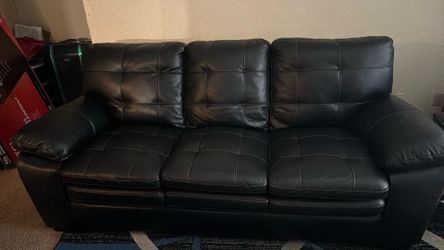 Leather couch