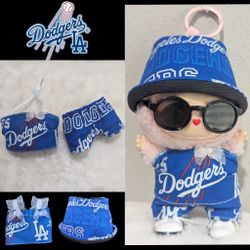 NEW LABUBU LOS ANGELES LA DODGERS CLOTHES