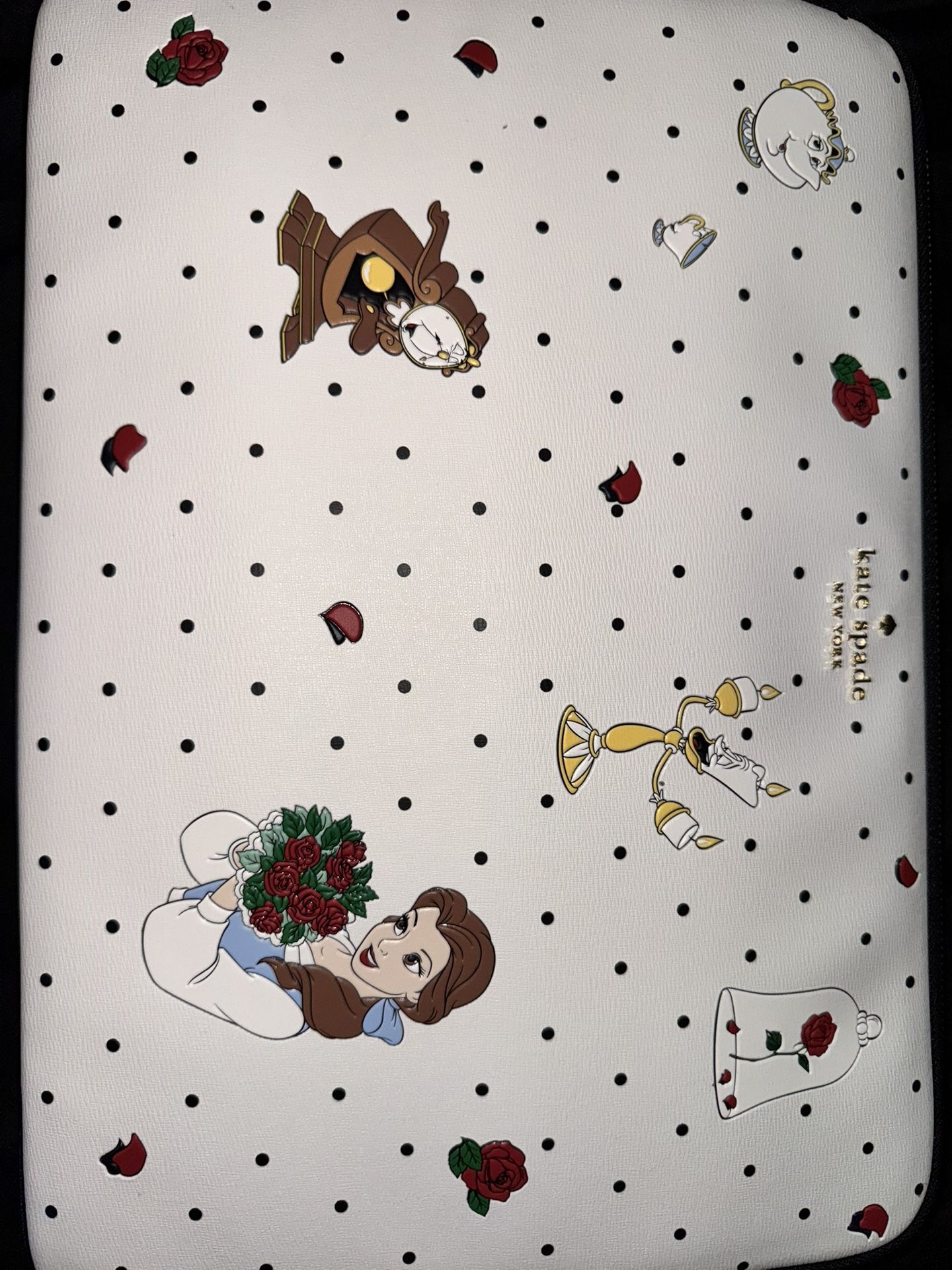 Kate Spade Beauty And The Beast Laptop Case