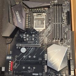 Broken Gigabyte Z490 Aorus Elite AC Motherboard