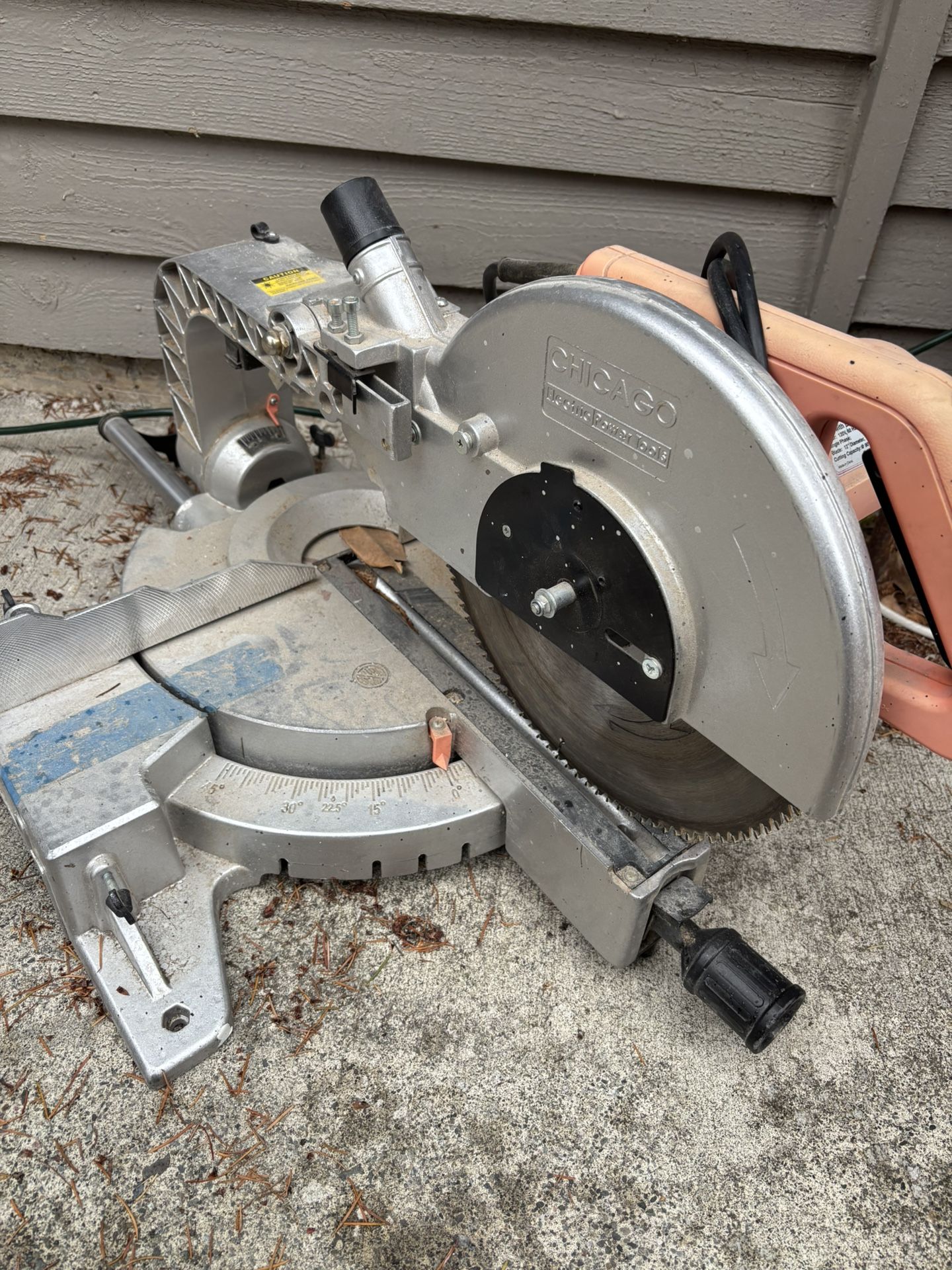 Chicago Electric 12” Sliding Compound Miter Saw w/ Laser – Works Great!