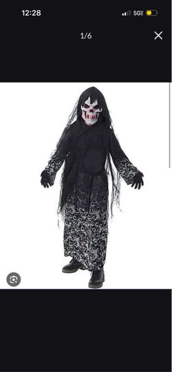Kids Black Robe and Mask