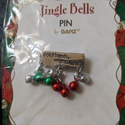 Brand New Jingle Bell Pin 