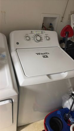 GE washer and dryer