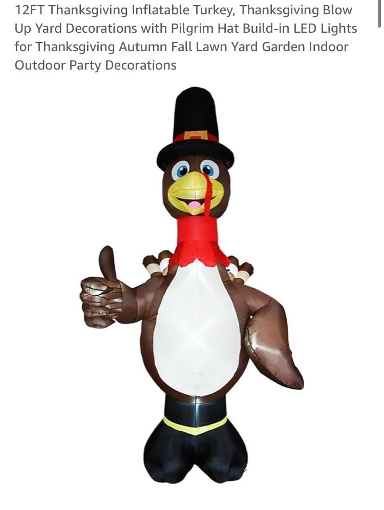12 Ft Turkey Inflatable