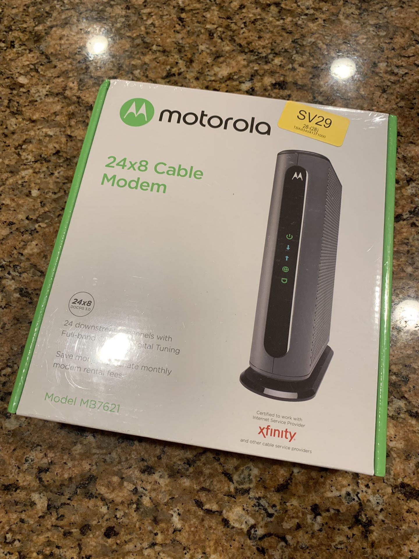 Sealed Motorola Cable modem xfinity