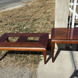 Coffee table and end table