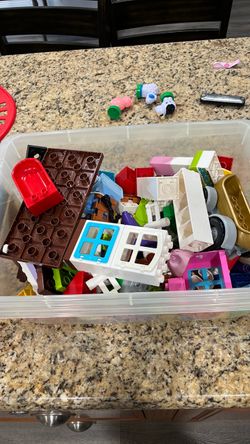 Large Lot of LEGO DUPLO Building Blocks