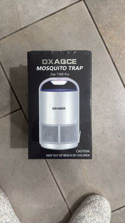 OXAQCE Indoor Fly Trap - Fruit Fly & Mosquito Zapper, White, DC5V1A Indoor