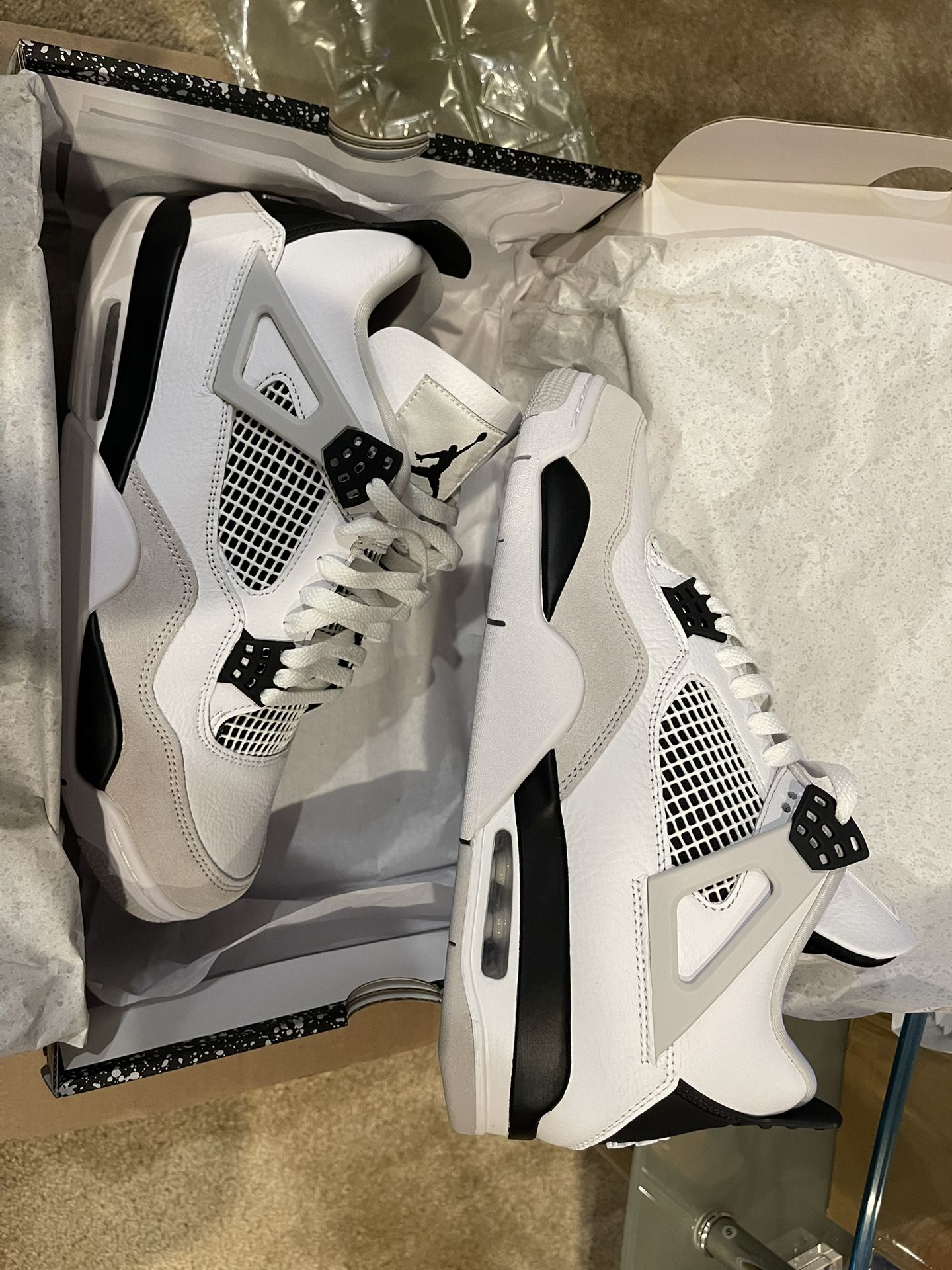 Retro 4 Military Black