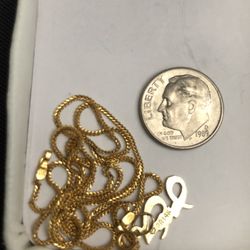 21k Gold Box Chain 