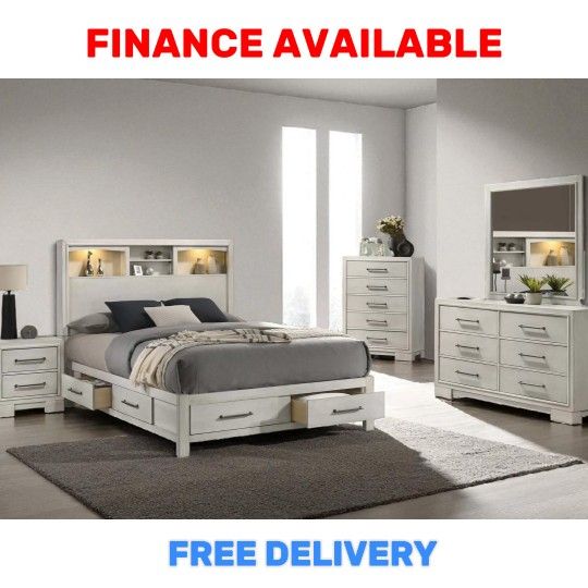 🔥 QUEEN BED FRAME DEAL! / ¡OFERTA EN CAMA QUEEN Only $ 429 ➕ Add Mattress $199, Bedroom Sets available 🚚 FREE DELIVERY / ITEM# P F9664Q