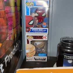 Japanese Spiderman + Pennywise with Wif Funko Pops