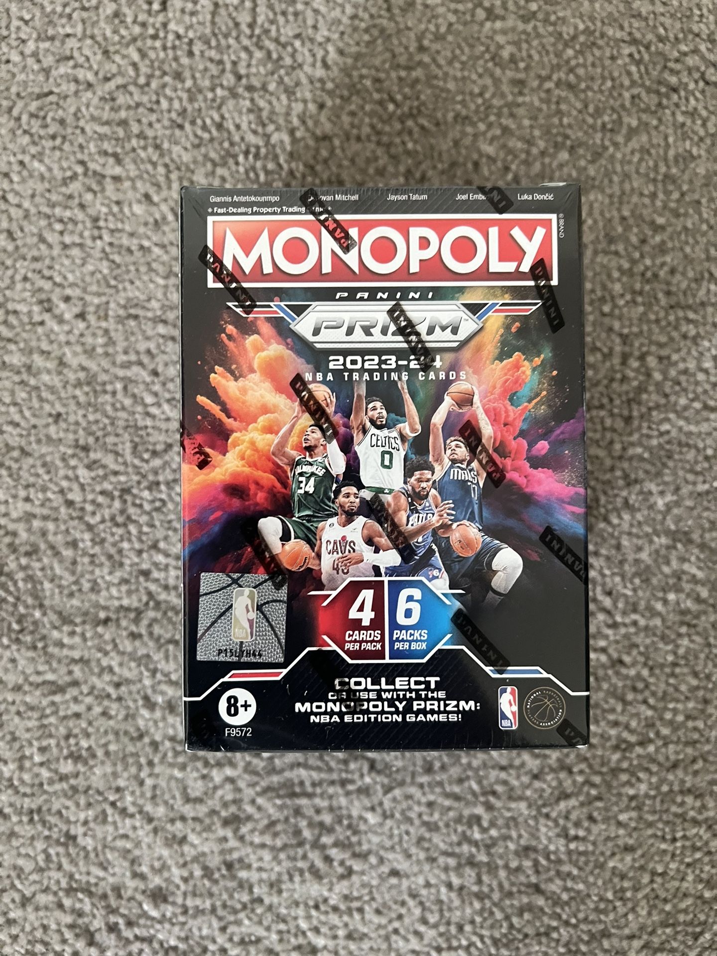 🔥 2023-24 Prizm Monopoly NBA Blaster w/24 Card Wemby RCs/Numbered/Exclusives 🔥