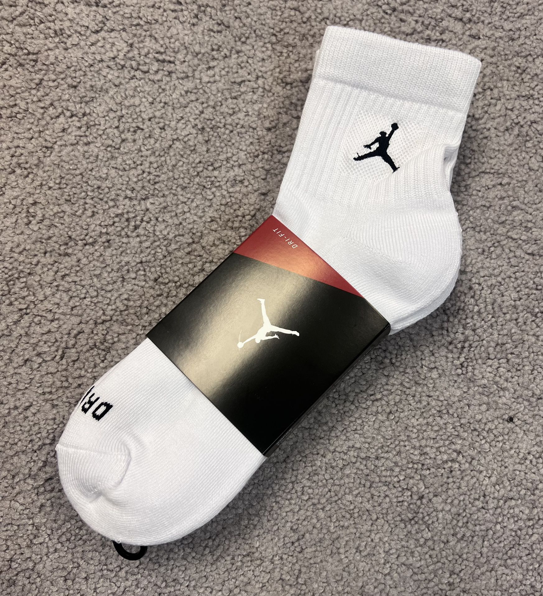 Nike Air Jordan DriFit Ankle Socks 3 Pairs 