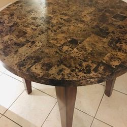Round  Granite Kitchen Table 