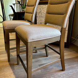 TWO LAZBOY  (counter height stools) barstools