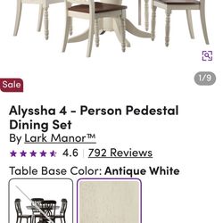 Table And 4 Chairs