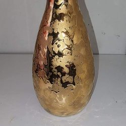 Dixon Art Studios 22karat Gold Weeping Bud Vase