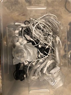 iPhone Samsung phone cable and charger lot