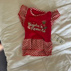 Small Dog Santa Dress 