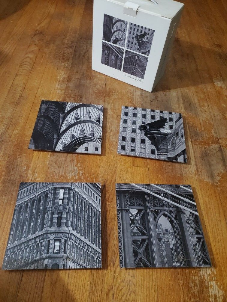 Peter Lik Collectible Photography Set- Elements New York 4pc With Original Box And Signatures