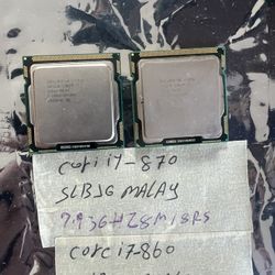 2x i7 860 CPUs