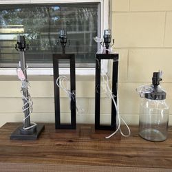 multiple lamp stands 