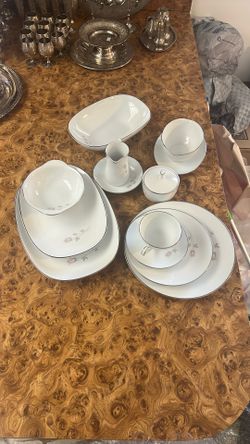 Noritake Pasadena  China Set Of 12  + Serving Dishes