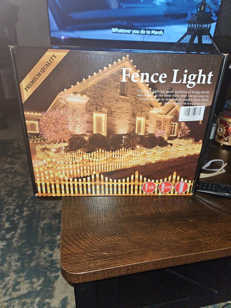 Lighted Fence