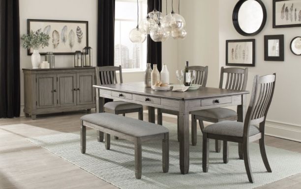 6 PIECE DINING TABLE SET